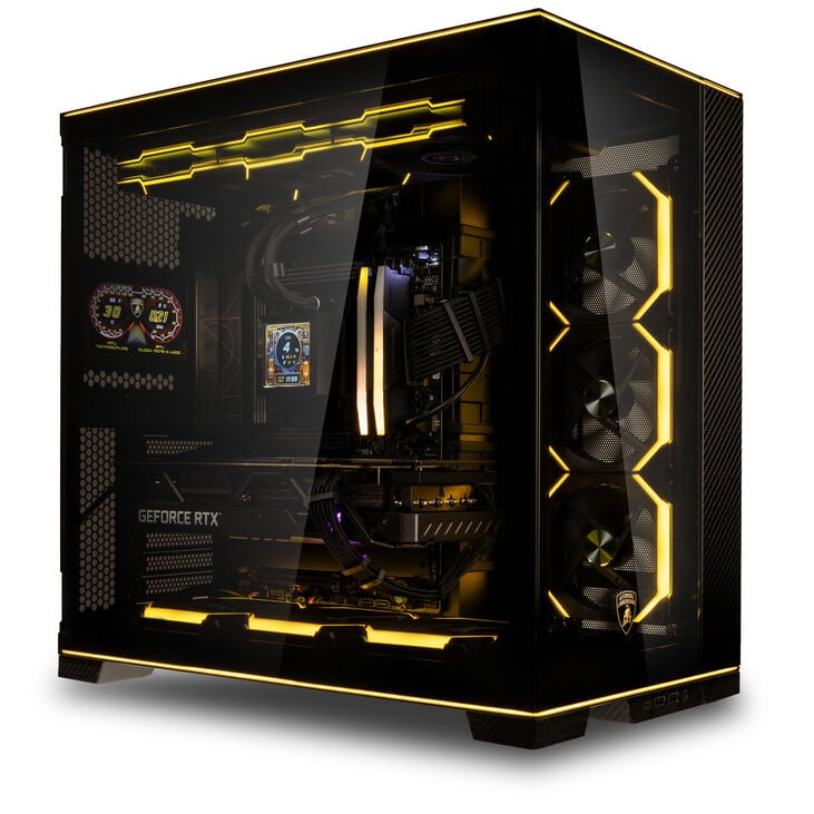 جهاز كومبيوتر معالج انتل كور i9-14900KS, كرت شاشة RTX 5090, رام 128GB DDR5 6400