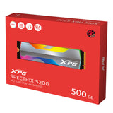 XPG Spectrix 500GB S20G M.2 2280 PCle Gen 3x4 SSD