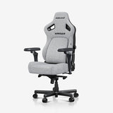 AndaSeat New Kaiser 4 Linen Fabric 6D Armrest Gaming Chair XL - Ash Gray