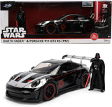 JADA DIE CAST: STAR WARS- DARTH VADER PORSCHE 911 GT3 RS