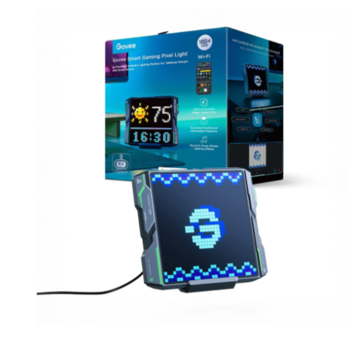 Govee Gaming Pixel Light 32x32 AI-Powered Pixel Display - H6630