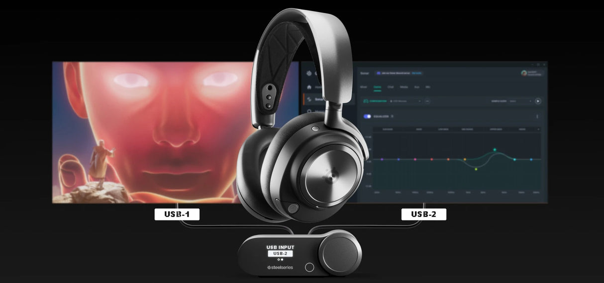 Steelseries Arctis Nova Pro Wireless Gaming Headset for Pc & PlayStation - Black 61520