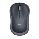 Logitech M185 2.4 GHz Wireless Mouse with USB Mini Receiver Compatible with PC & Laptop - Grey