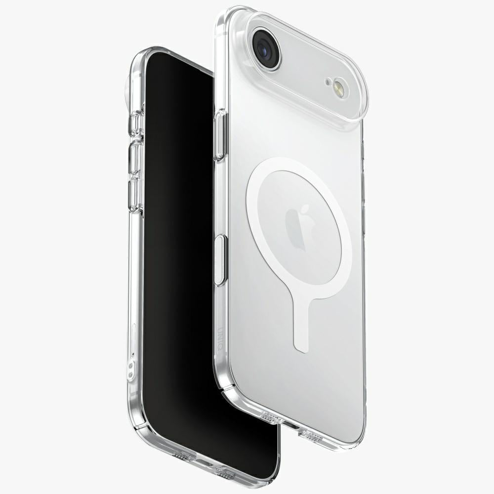 Uniq Airsuit Magsafe case for iPhone 17 Air - Glossy Clear\White