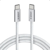 Anker Zolo USB-C to USB-C Cable 240W Braided (1.8m/6ft) - White A8060H22