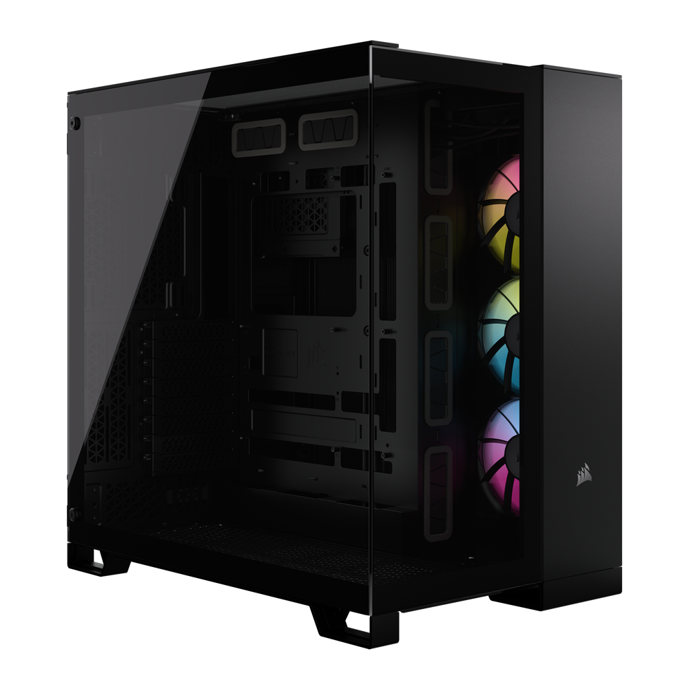 كيس CORSAIR iCUE LINK 6500X RGB ميد تاور – أسود