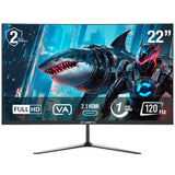 Sharx Jaws 22F120V ,FHD 1080 ,1ms Response Time ,120Hz refresh rate, HDMI 2.1, VA Flat Gaming Monitor