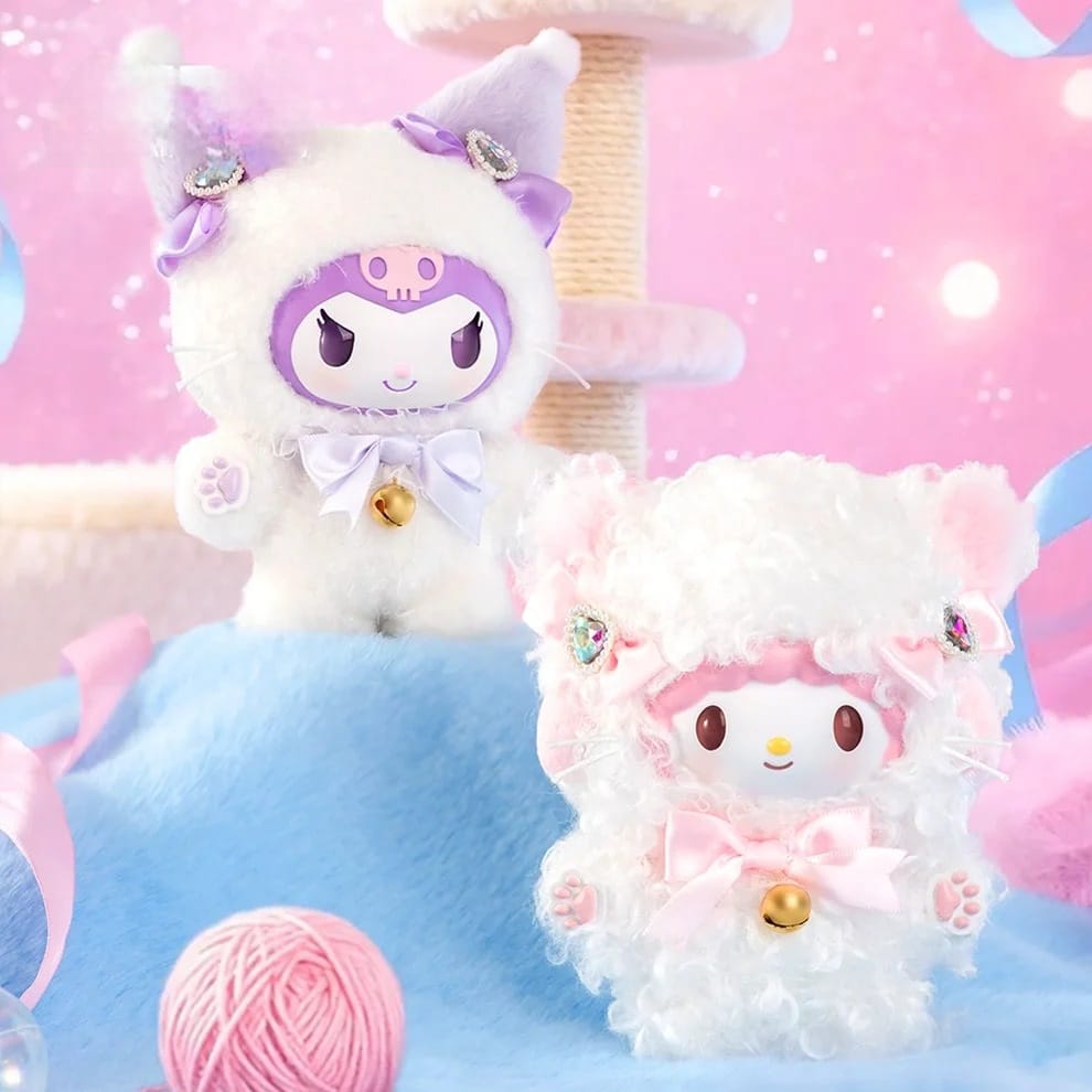 Sanrio characters Shining Meow Group Series Plush Relaxing T (Blind Box) selling per piece - 25MR-015