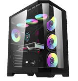 PC Bundle: PC Gaming i5-12400F/RTX 3050/16GB DDR4/1TB with Sades Russula /24" FHD/ HDMI 2.1/ 1ms/120Hz/IPS/Flat Monitor & Sades Battle Ram Keyboard/Mouse/Mousepad