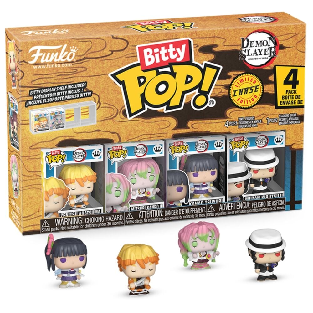 Bitty Pop! Animation: Demon Slayer - Zenitsu 4Pk