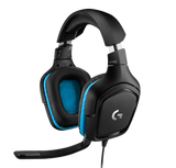 Logitech G432 Wired 7.1 Surround Sound Gaming Headset for PC & Other Platforms - Black & Blue