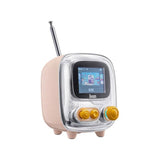 مكبر الصوت الصغير بلوتوث ديفووم تيفوو-2 مع ألبوم صور وكلمات الأغاني - ابيض