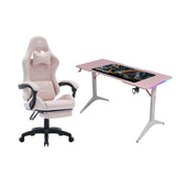 Oartex Fiber Chair Model LD035 with Gamax D2208 fiber Gaming Table 120*60*74 (installation Not Included)