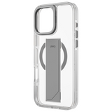 UNIQ HYBRID IPHONE 16 PRO (2024) 6.9 HELDRO MAX MAGCLICK WITH CAMERA STAND - LUCENT (CLEAR)