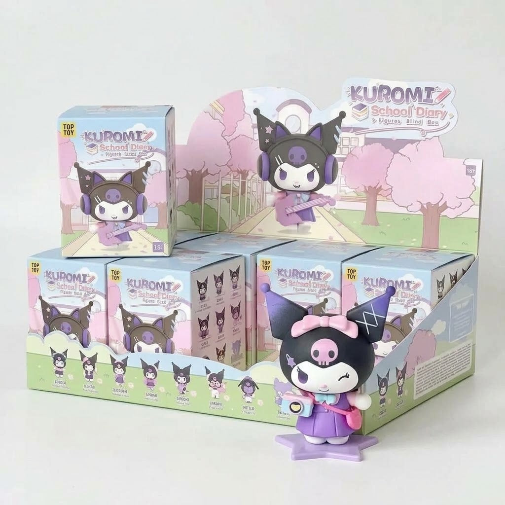 KUROMI School Diary Series Figures (Blind Box) Selling Per Piece - 2303823010101