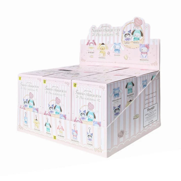 Sanrio characters Play with Kittens Series Plush Pendant (Blind Box)