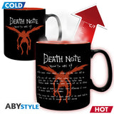 DEATH NOTE - Mug Heat Change - 460ml -  L & Light