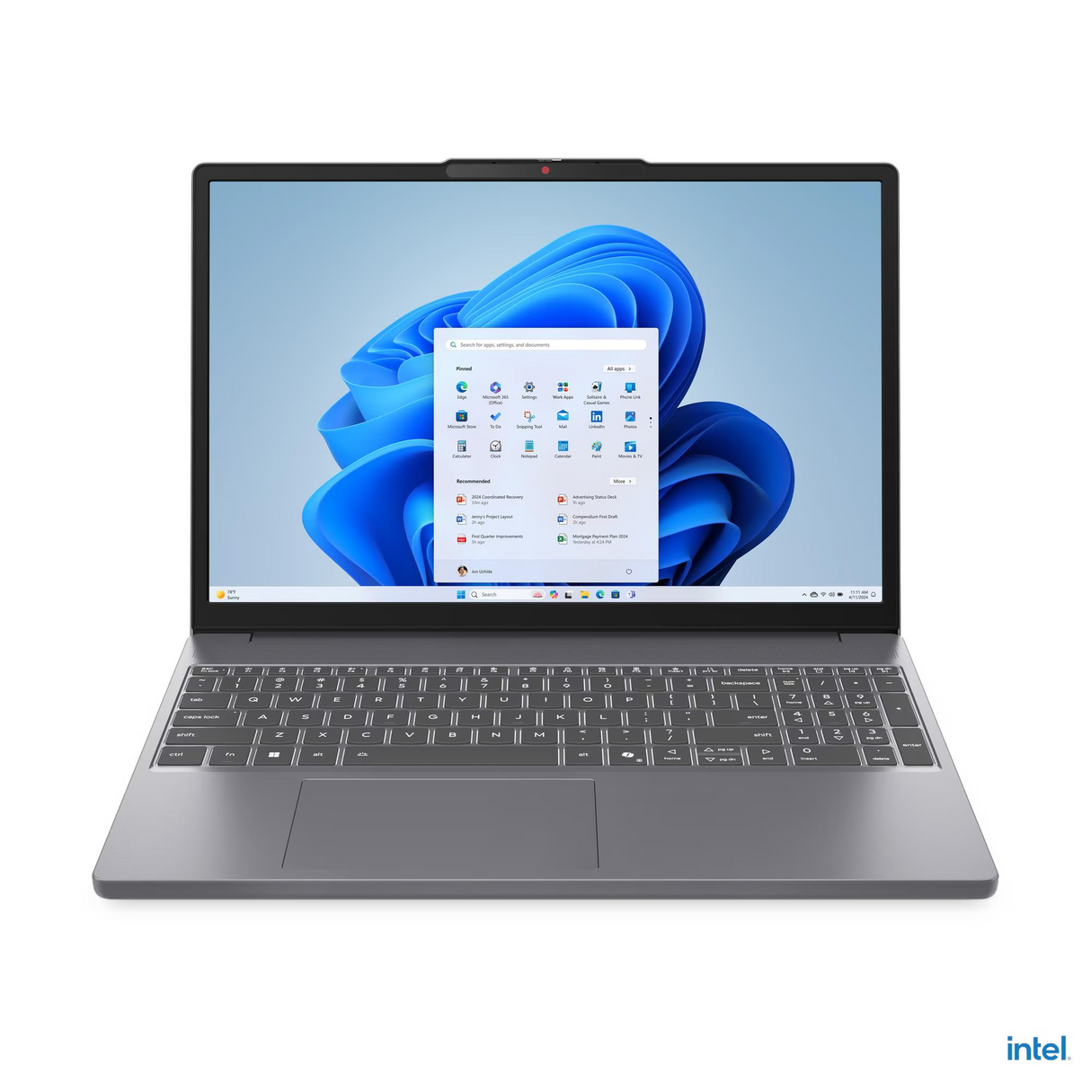 Lenovo IdeaPad Slim 3 15IRH10 / i7-13620H / 15.3" WUXGA / 16GB DDR5 RAM / 512GB NVMe SSD / Intel UHD Graphics / DOS / English(UK) /Luna Grey/ 1YW