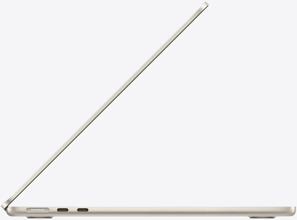 Apple MacBook Air - 13.6" / M5 / 10-Core CPU / 10-Core GPU / 16-Core Neural Engine / 16GB / 512GB SSD / Arabic- Star Light / 1YW / Z1L3000EC