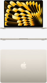 Apple MacBook Air - 13.6" / M5 / 10-Core CPU / 10-Core GPU / 16-Core Neural Engine / 16GB / 512GB SSD / Arabic- Star Light / 1YW / Z1L3000EC
