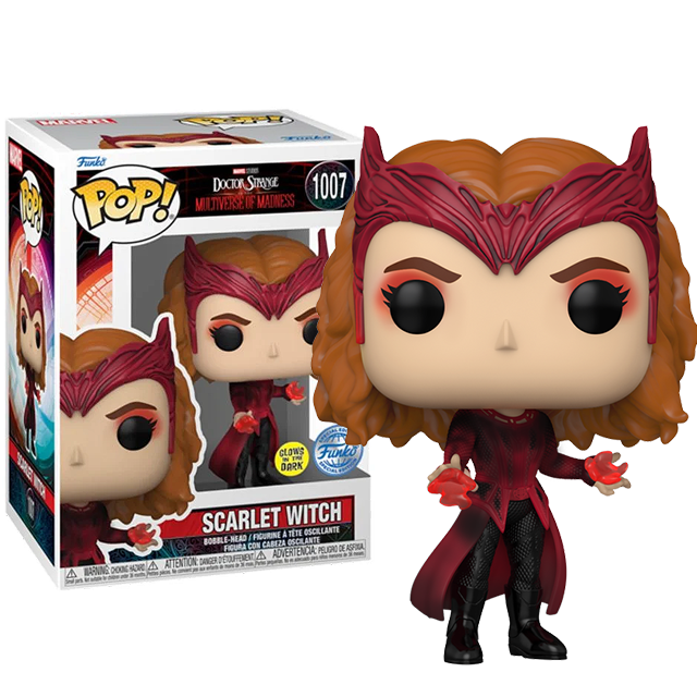 POP: MARVEL- DOCTOR STRANGE (MOM) SCARLET WITCH (GW) (EXC) - 9 cm
