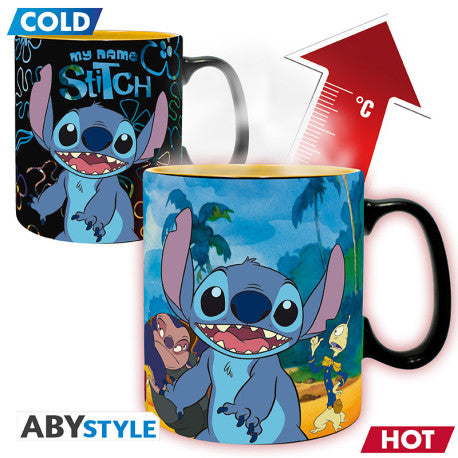 DISNEY - Mug Heat Change - 460 ml - Lilo & Stitch -