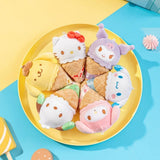 Sanrio characters Ice Cream Cone Series Plush Relaxing Toy (Blind Box) selling per piece - 25MR-005