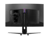 ام اس اي شاشة ألعاب منحنية OLED موديل MPG 321CURX مقاس 32 بوصة بدقة UHD (3840 × 2160)، ومعدل تحديث 240 هرتز، وزمن استجابة 0.03 مللي ثانية، ومنفذ HDMI 2.1، وتقنية QD - لون أسود