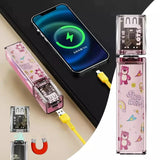 Disney QS-D01 Set Transparent magnetic power bank-5000 mAh