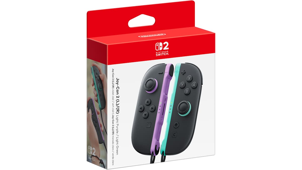 Nintendo Switch 2 Joy-Con (L)/(R) Light Purple / Light Green