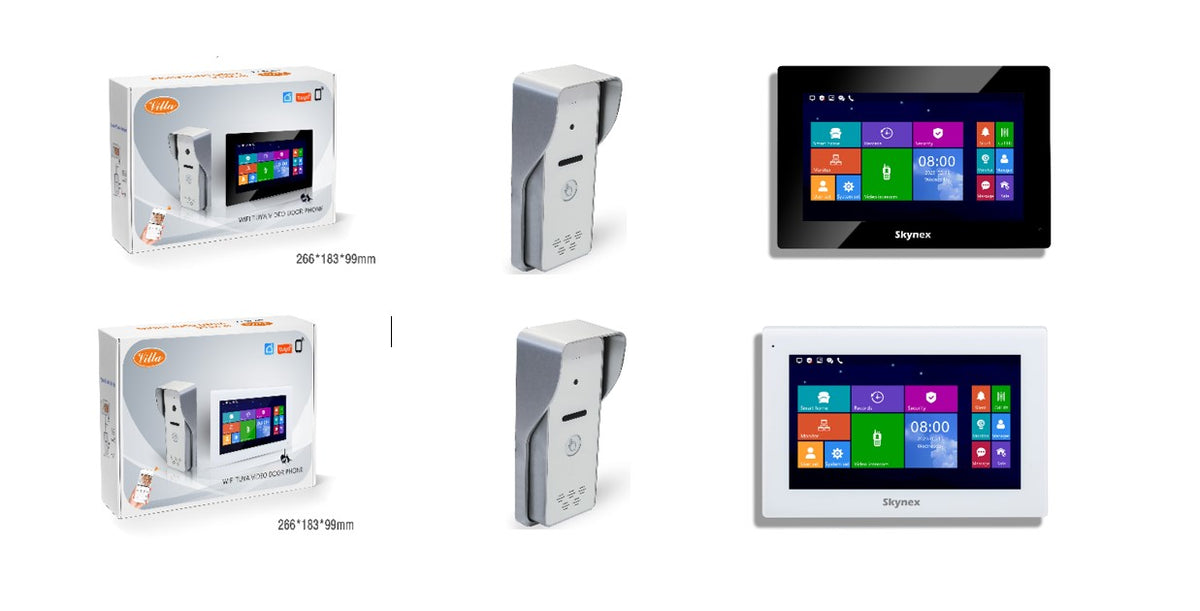 IP Intercom device consist of Indoor Screen & Outdoor Station Model SK ...