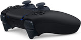 وحدة تحكم لاسلكية DualSense سوداء لجهاز PS5 مع ميكروفون HyperX Cloud II Pro للألعاب، حزمة خاصة باللونين الأسود والفضي