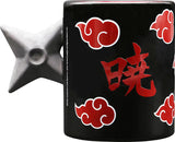 NARUTO SHIPPUDEN - Mug 3D handle - Shuriken Akatsuki x2