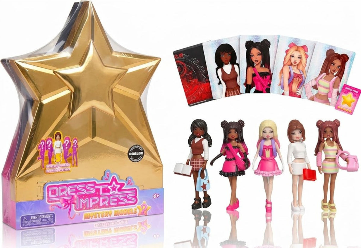 DRESS TO IMPRESS - Mystery Small Doll - 5 Pk. Superstar 2-MF4104