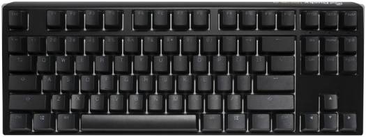 DUCKY ONE 3 TKL PBT HOT SWAP Blue Switch Cherry RGB Wired Mechanical Gaming Keyboard Arabic - Classic Black