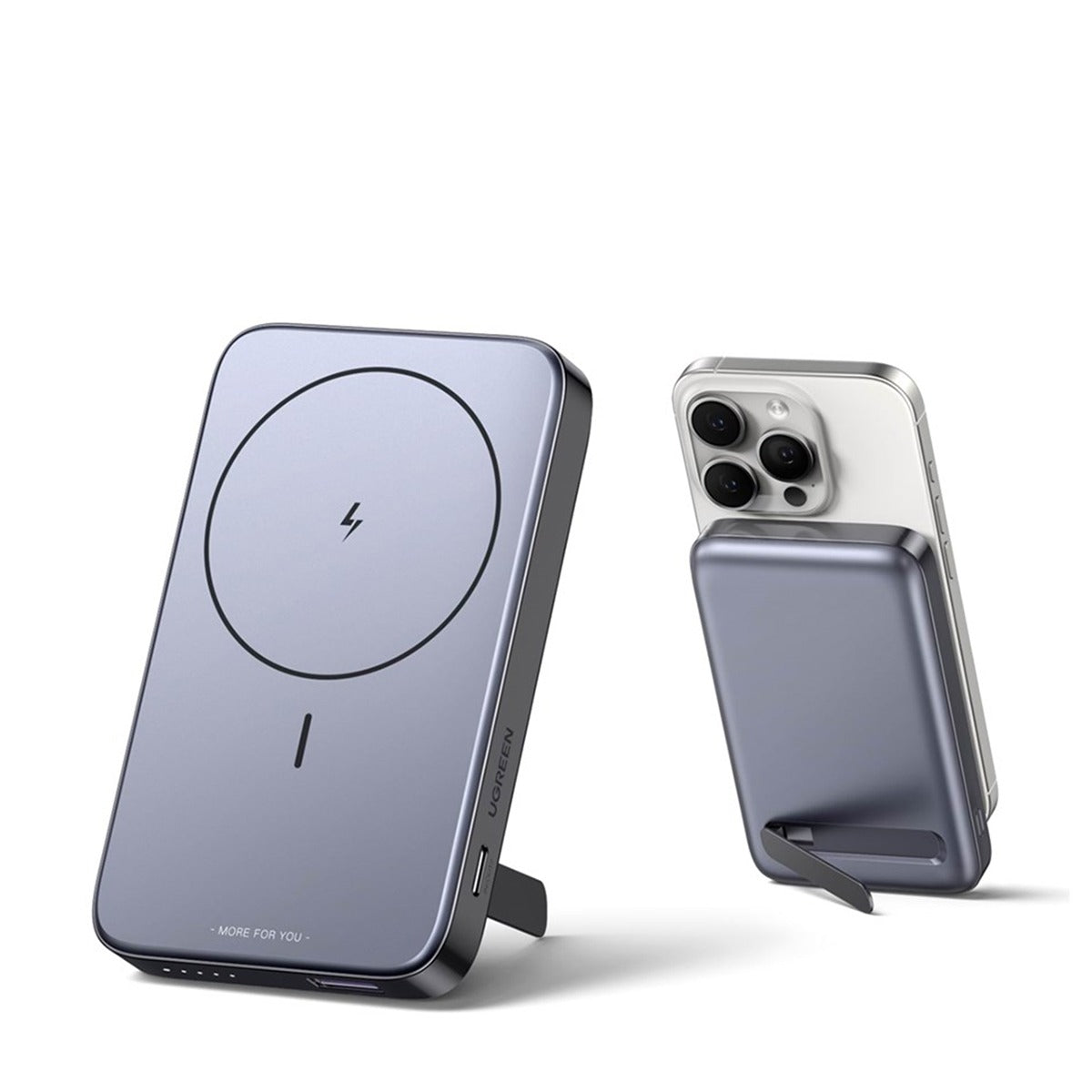 UGREEN 10000mAhPD-20W Magnetic Wireless 15W Power Bank (Space Gray) (LY)  PB206