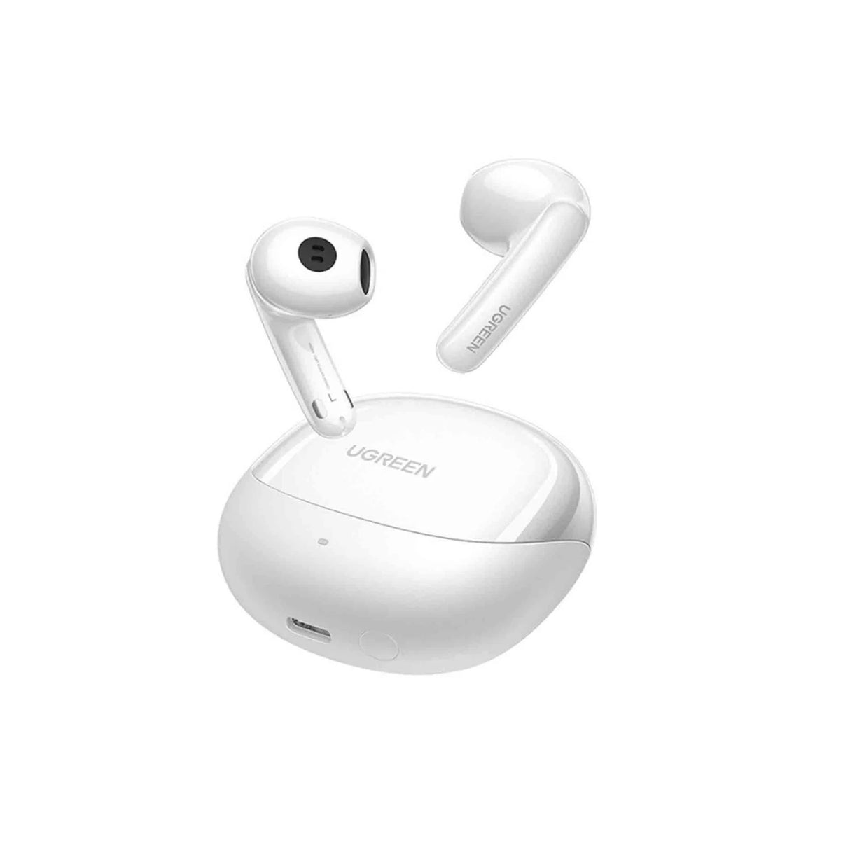 سماعة UGREEN HiTune H6 Pro اللاسلكية الهجينة بإلغاء الضوضاء – أبيض (35873)