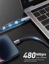 UGREEN USB-C to Lightning M/M Cable  20W Aluminum Shell Braided 1m (Black)US304