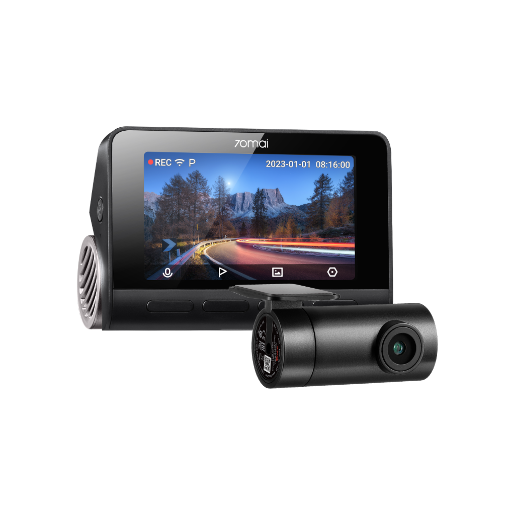 كاميرا 70mai Dash Cam 4K A810 مع Sony STARVIS 2 IMX678، تدعم HDR المزدوج - كاميرا أمامية + خلفية طراز A810-2