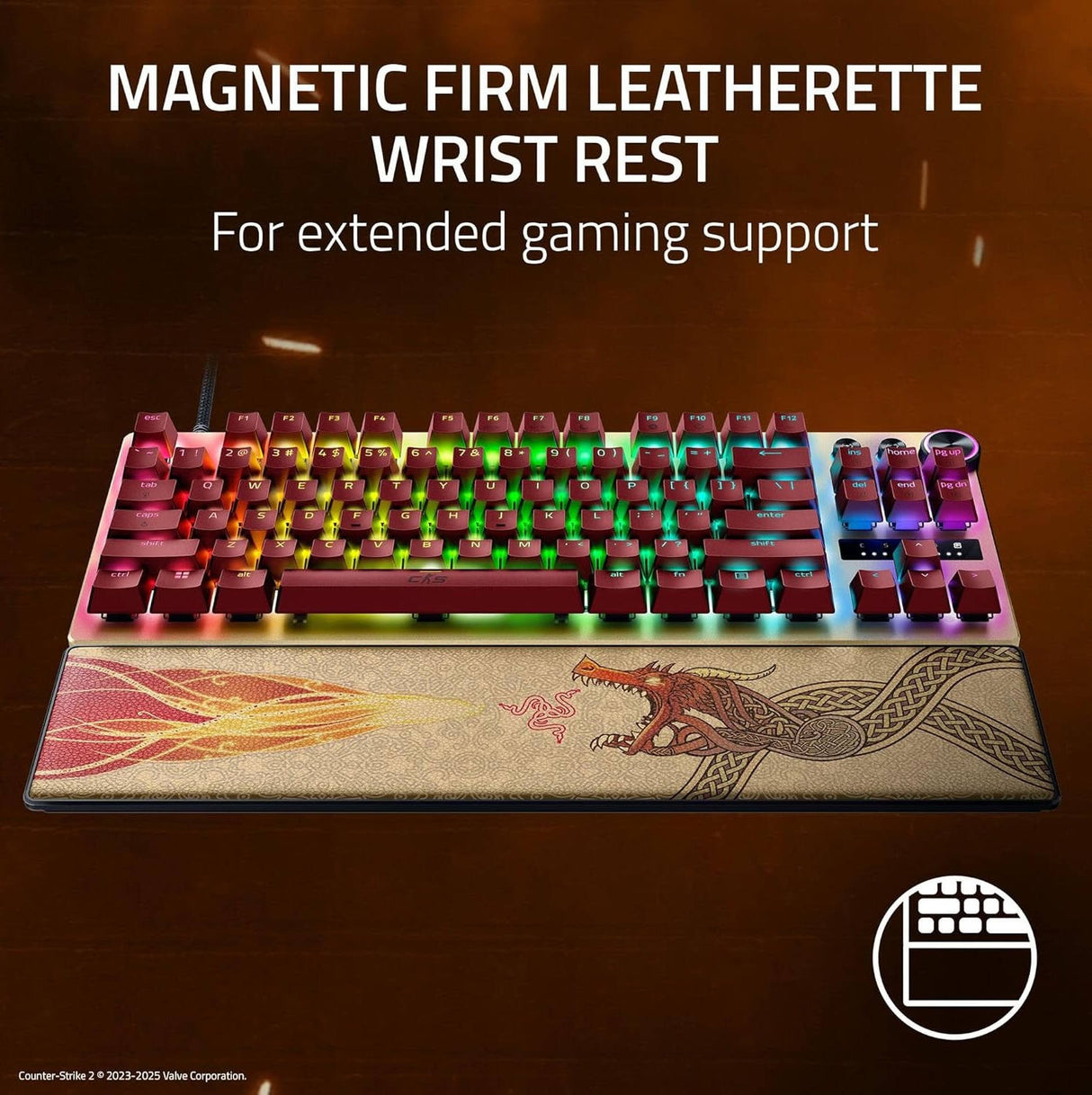 Razer Huntsman V3 Pro Tenkeyless Counter-Strike 2 Edition Gaming Keyboard RZ03-04982100