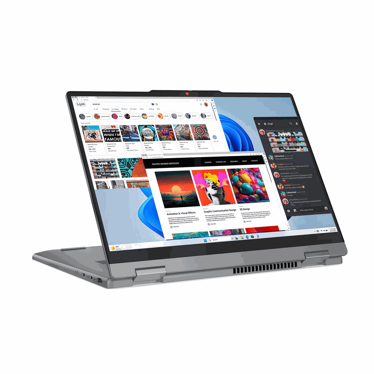 Lenovo IdeaPad 5 2-in-114IRH9/i7-13620H, 10C/14" WUXGA OLED Touch/16GB Soldered LPDDR5x-5200 Ram/512GB M.2 2242 SSD/Integrated Intel UHD Graphics/Win 11 Home/Luna Grey/Arb-Eng/1YW -Lenovo Digital Pen