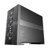 Geometric Future Model 5 Vent Mesh Mid Tower Case with 2503-140mm fan x5 - Black