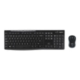 كيبورد وماوس Logitech MK270 اللاسلكيان مع مستقبل نانو وتخطيط عربي