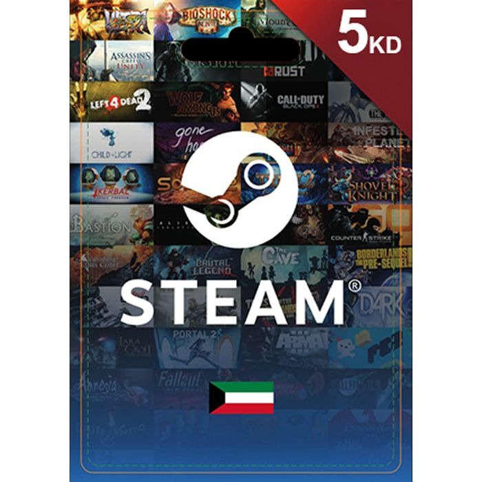 Steam Gift Card 5KD- KW (SMS Delivery)