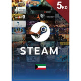 Steam Gift Card 5KD- KW (SMS Delivery)