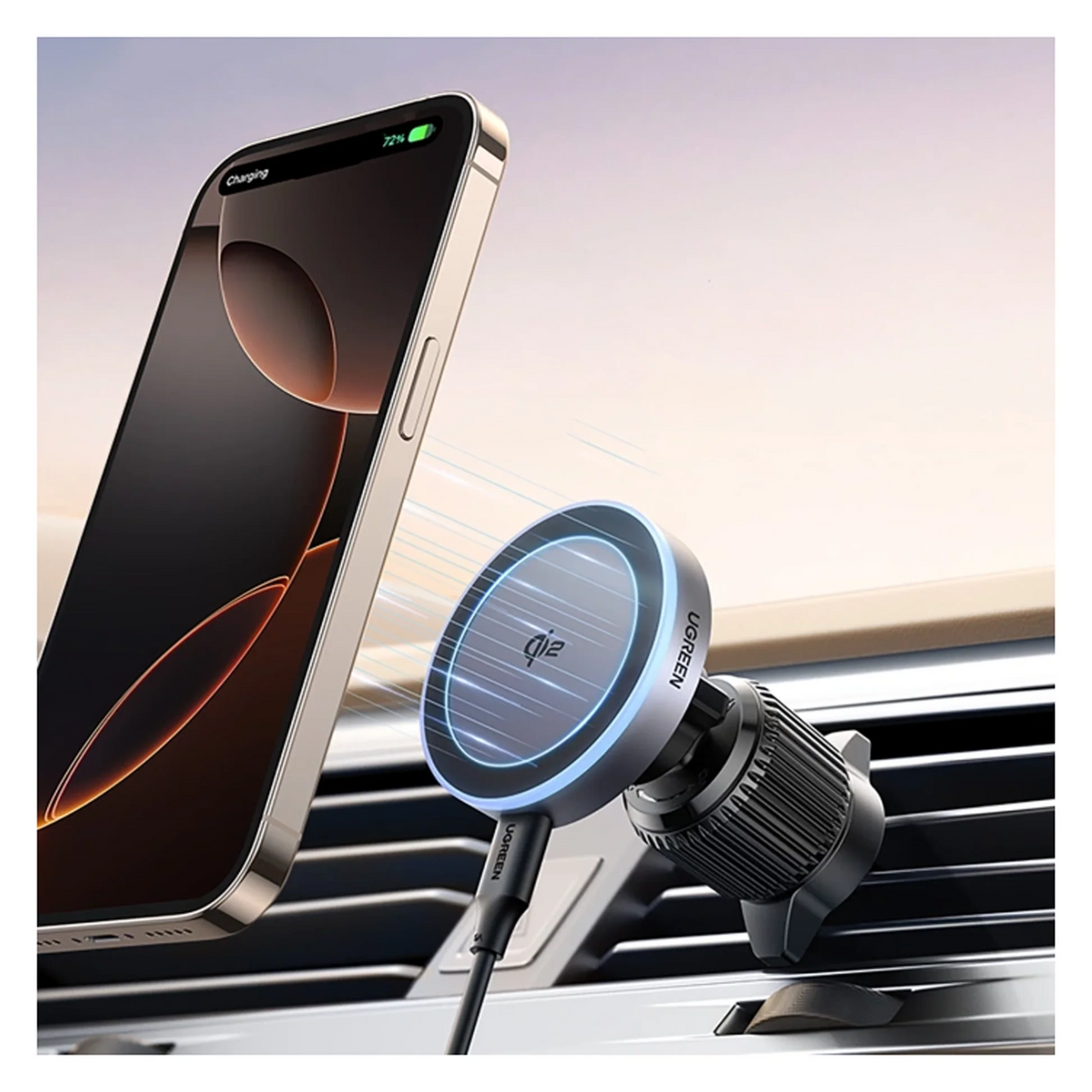 UGREEN Magnetic Car Wireless Charger 15W-W708