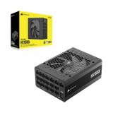 مزود الطاقة CORSAIR HX1500i Platinum ATX 1500 واط، منخفض الضوضاء بالكامل، ومُصمم حسب الطلب (المملكة المتحدة) - أسود