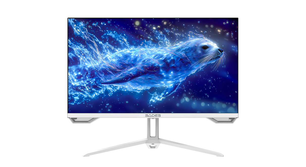 SADES SL-Sealion-27 PLUS SA-F05F27W 27" FHD, 180Hz, HDMI 2.1 Flat IPS Gaming Monitor - White