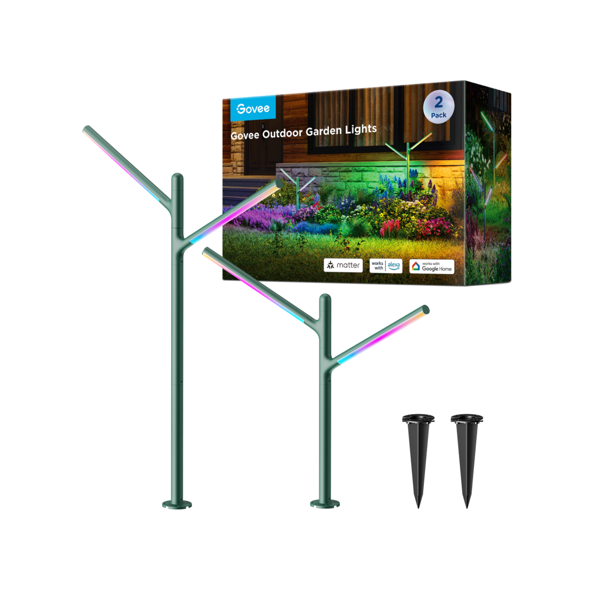 Govee RGBICWW Garden Lights - H7086