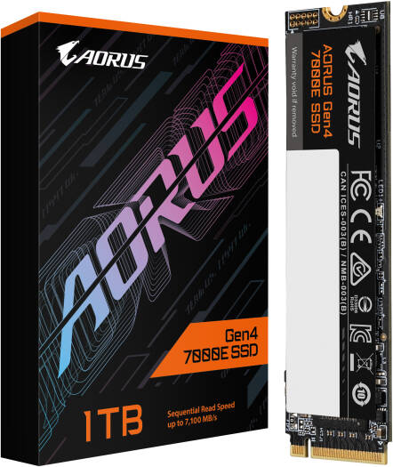 GIGABYTE Aorus Gen4 7000E SSD NVMe 1.4, M.2 Up TO 7100 MB/S - 1TB